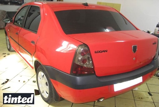 Folie auto Dacia Logan rosu, TLV 7%